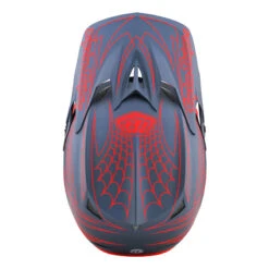 Downhill Troy Lee Designs D3 Fiberlite Spiderstripe Rosso 5 Downhill Troy Lee Designs D3 Fiberlite Spiderstripe Rosso -Biciclette Attrezzature Negozio tld d3 fiberlite helmet spiderstripe rosso 3