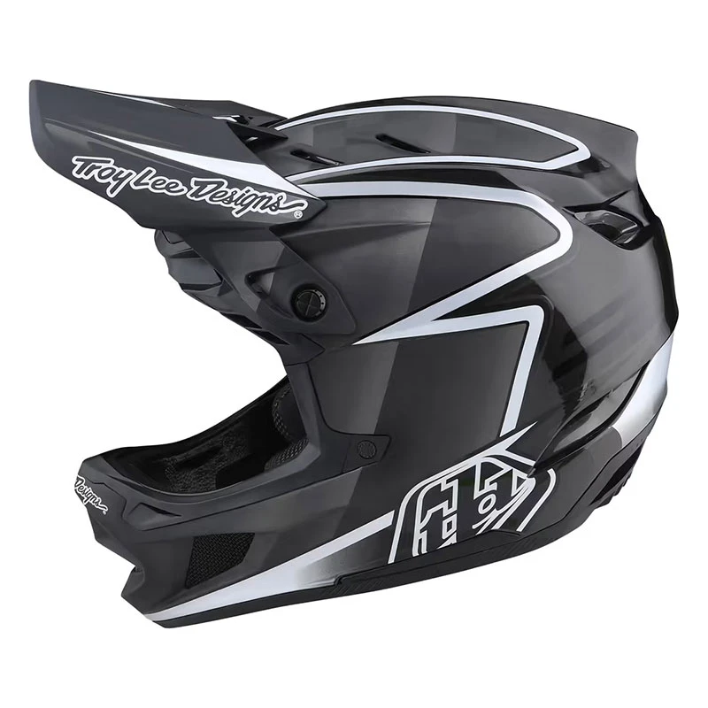 Downhill Casco Troy Lee Designs D4 Carbon Lines Nero 1 Downhill Casco Troy Lee Designs D4 Carbon Lines Nero