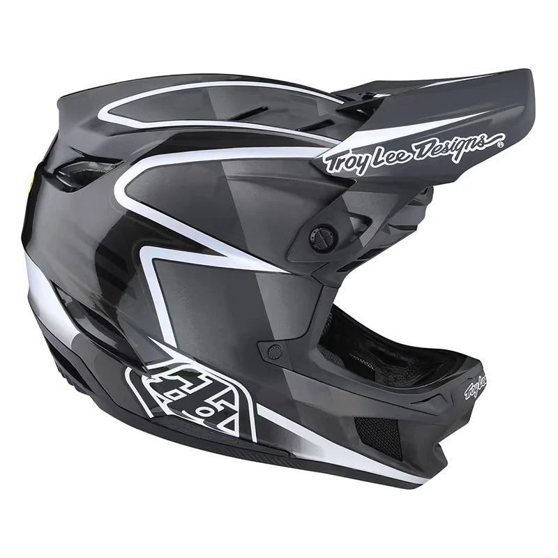 Downhill Casco Troy Lee Designs D4 Carbon Lines Nero 2 Downhill Casco Troy Lee Designs D4 Carbon Lines Nero - immagine 2