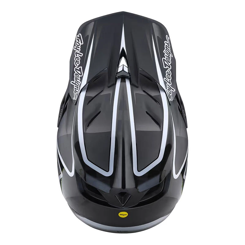 Downhill Casco Troy Lee Designs D4 Carbon Lines Nero 3 Downhill Casco Troy Lee Designs D4 Carbon Lines Nero - immagine 3