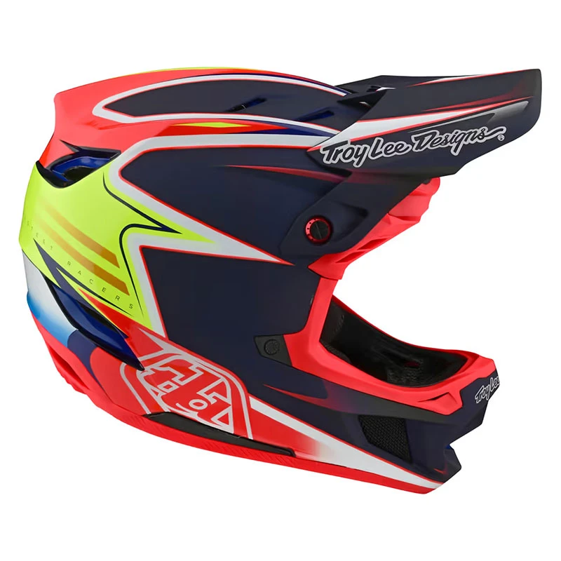 Downhill Casco Troy Lee Designs D4 Carbon Lines Rosso 2 Downhill Casco Troy Lee Designs D4 Carbon Lines Rosso - immagine 2