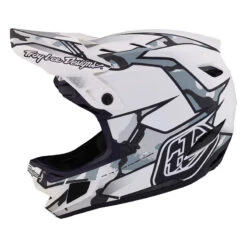 Downhill Troy Lee Designs D4 Composite Matrix Camo Bianco