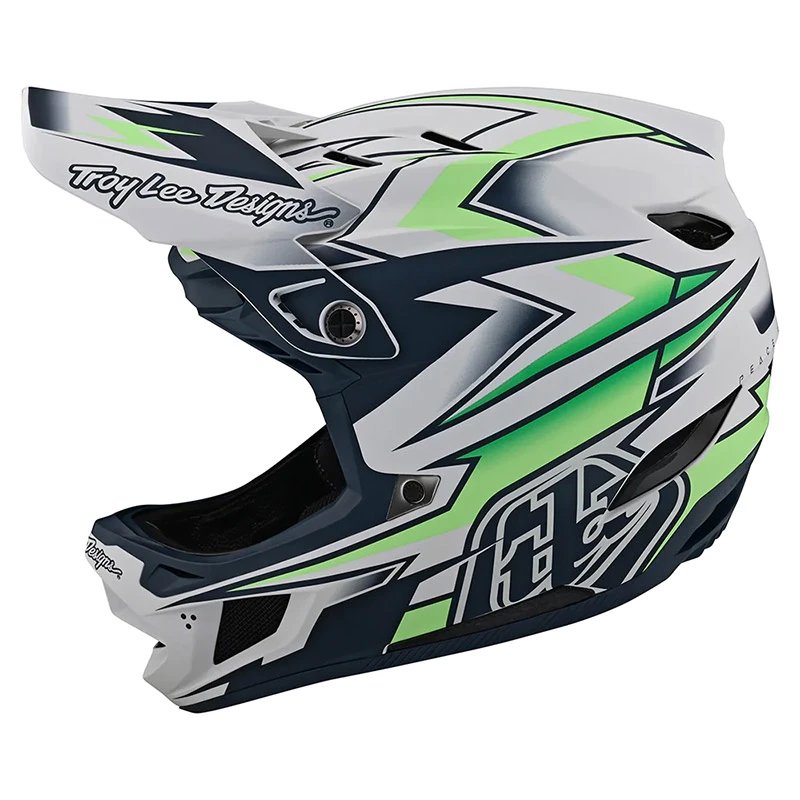 Downhill Casco Troy Lee Designs D4 Composite Volt Bianco 2 Downhill Casco Troy Lee Designs D4 Composite Volt Bianco - immagine 2