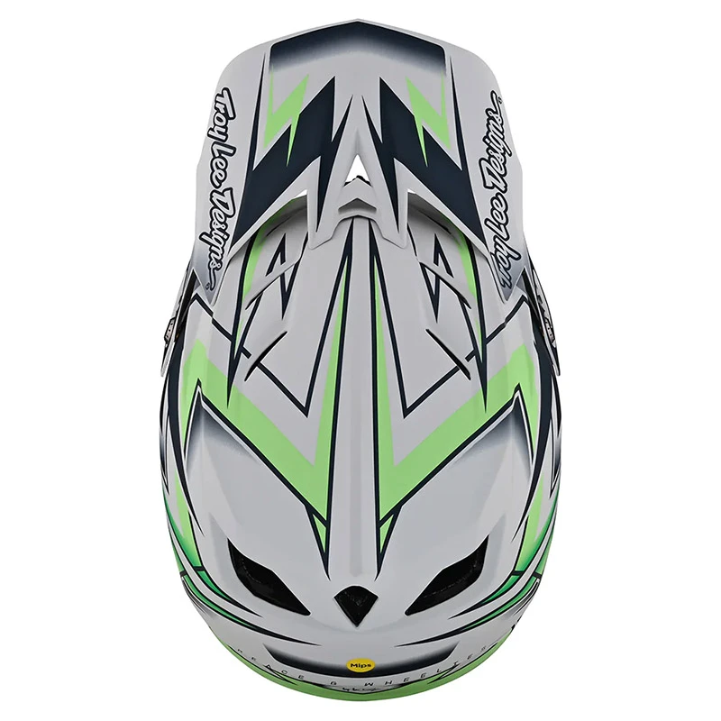 Downhill Casco Troy Lee Designs D4 Composite Volt Bianco 4 Downhill Casco Troy Lee Designs D4 Composite Volt Bianco - immagine 4