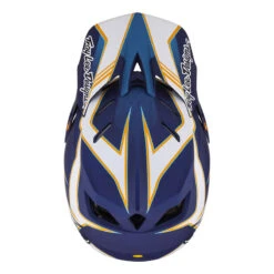 Downhill Casco Troy Lee Designs D4 Composite Matrix Blu -Biciclette Attrezzature Negozio tld d4 composite matrix helmet blu 3