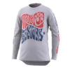 Maglie Maglia Troy Lee Designs Flowline Ls Tripper Jr Grigio