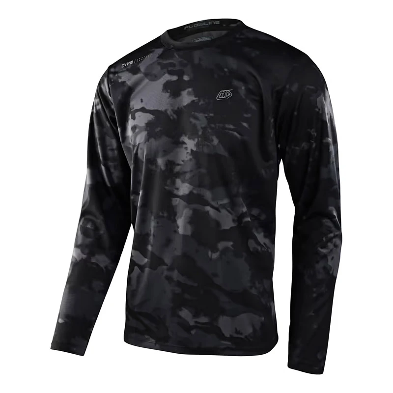 Maglie Maglia Troy Lee Designs Flowline Ls Covert Nero 1 Maglie Maglia Troy Lee Designs Flowline Ls Covert Nero
