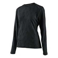 Maglie Maglia Troy Lee Designs Lilium Jacquard Ls Nero