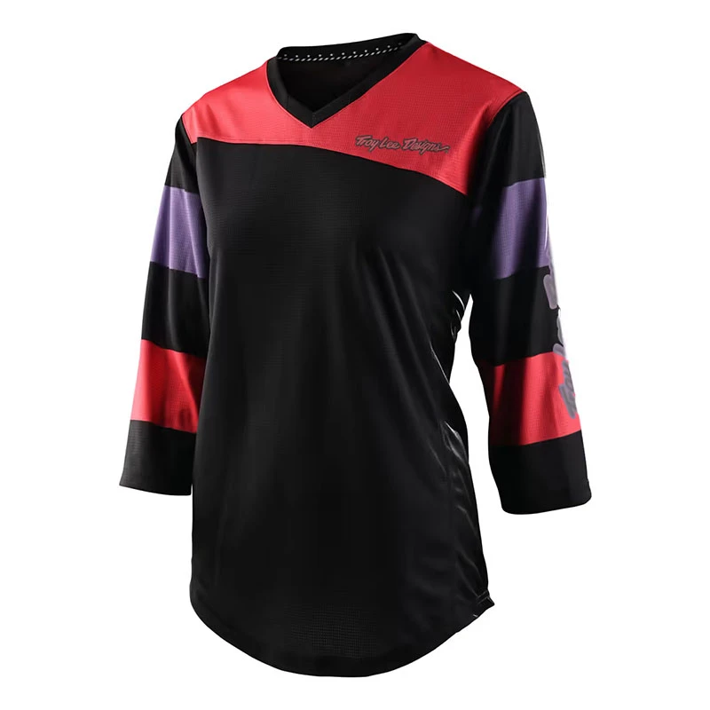 Maglie Maglia Donna Troy Lee Designs Mischief Rugby Rosso 1 Maglie Maglia Donna Troy Lee Designs Mischief Rugby Rosso