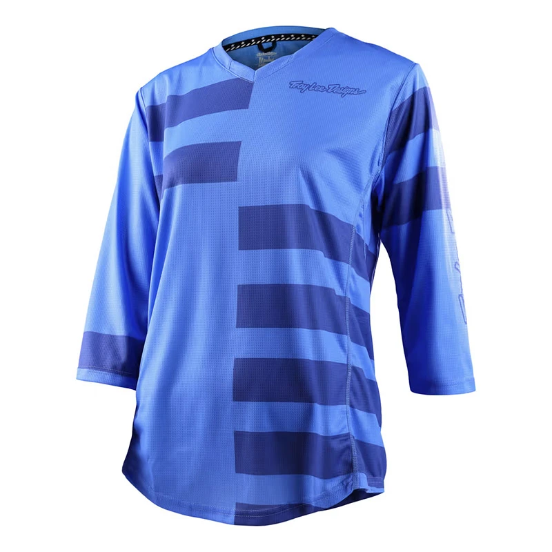 Maglie Maglia Troy Lee Designs Mischief Split Stripe Blu 1 Maglie Maglia Troy Lee Designs Mischief Split Stripe Blu