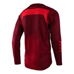 Maglie Maglia Troy Lee Designs Skyline Air Ls Fades Rosso -Biciclette Attrezzature Negozio tld skyline air ls fades jersey rosso 2