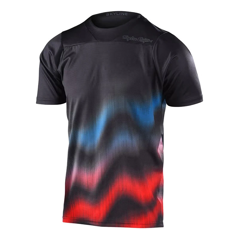Maglie Maglia Troy Lee Designs Skyline Wave Ss Nero 1 Maglie Maglia Troy Lee Designs Skyline Wave Ss Nero