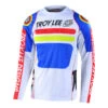 Maglie Maglia Troy Lee Designs Sprint Drop In Bianco