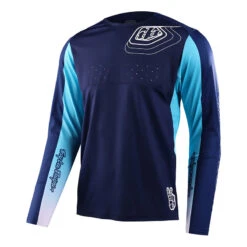 Maglie Maglia Troy Lee Designs Sprint Richter Blu