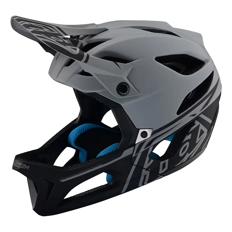 Downhill Casco Bici Troy Lee Designs Stage Stealth Grigio