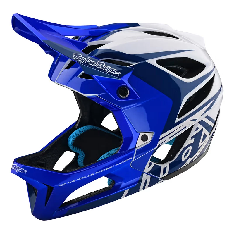 Downhill Casco Bici Troy Lee Designs Stage Valance Blu 1 Downhill Casco Bici Troy Lee Designs Stage Valance Blu