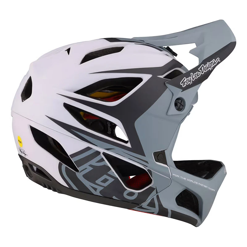 Downhill Casco Bici Troy Lee Designs Stage Valance Grigio - immagine 2