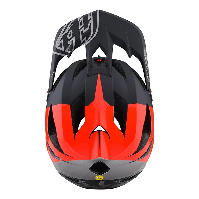 Downhill Casco Bici Troy Lee Designs Nova Glo Rosso - immagine 2