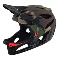 Downhill Casco Troy Lee Designs Stage Signature Camo Verde